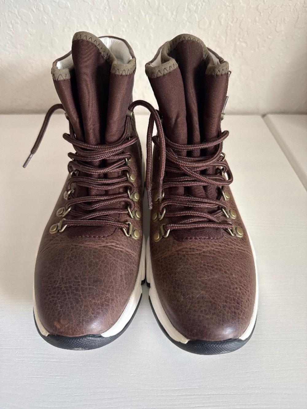 Johnston & Murphy Sz 7 Hilda 78-56573 Womens Brown Leather Casual Dress Boots